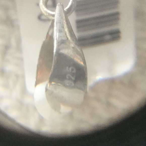 NEW Large Sterling Silver Amethyst Pendant 925 Purple Gemstone NWT - Picture 6 of 7